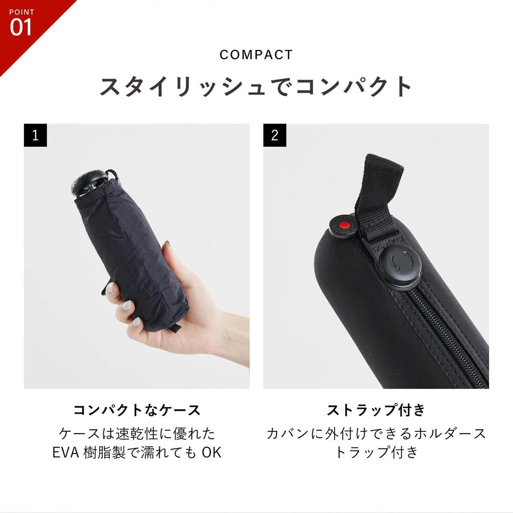 Складной зонт Knirps с чехлом Водоотталкивающий Быстросохнущий Бренд Knirps X1 Темно-синий KNX07N Унисекс Легкий зонт [Официальный импорт] Компактный, Водоотталкивающий, Сушащий,