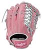 Rawlings PRO EXCEL GR5FHECB88FS Baseball Throw HOH® –Color Palette- Glove, Softball, Outfielder's, Pink, 12.5 Inches, Right-Handed