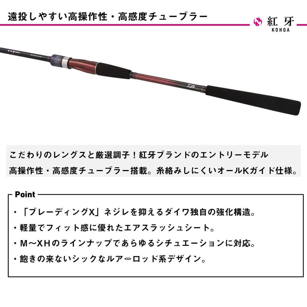 Daiwa Boat Rod Koga Tenya Game X MH-240