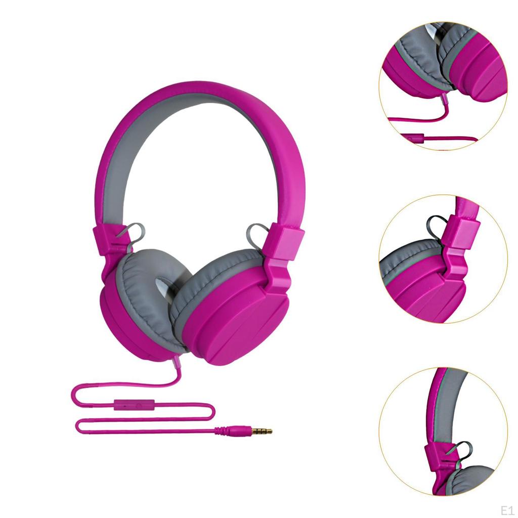 Over Ear Headphone Wired Headset Gifts Listening Music Home Professional Office Gaming with 3.5mm