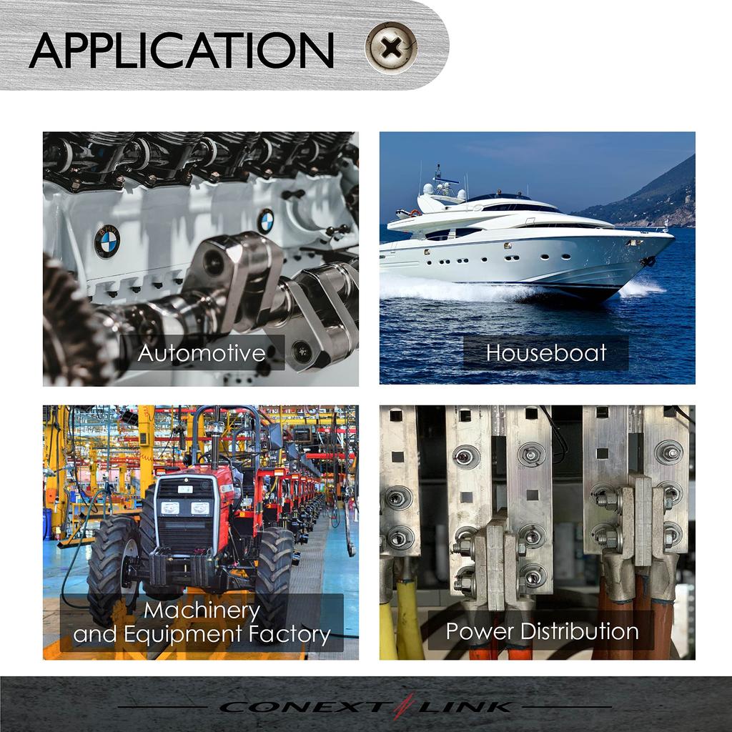 2 x Conext Link BTZ1-2 Terminal Positive Negative 8 4 2 1/0 Gauge