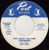 7-дюймовая пластинка TONY REESE - Just About This Time Tomorrow 70008PROMO Port Records 1959 US Rock Б/У