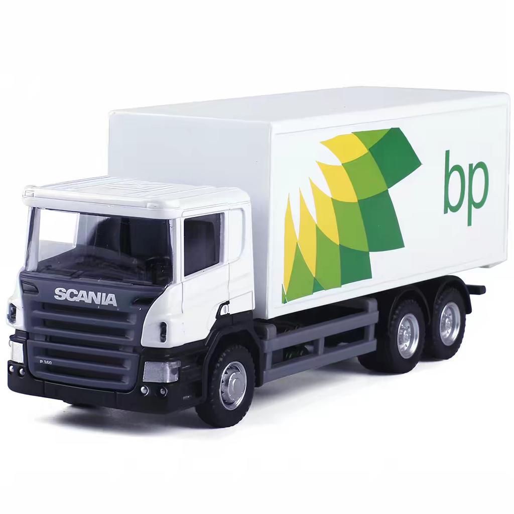 Рельсовый/Моторный/Автомобильный/Велосипеды SCANIA MAN DHL Castrol BP Грузовик-симулятор Литые и Игрушечные Транспортные Средства RMZ City 1:64 Сплавная Модель