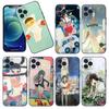 Чехол для телефона Aya takano для Apple iPhone 12 13 Mini 11 Pro Max XR X XS MAX 8 7 6S 6 Plus SE 5S 5 2020 Мягкий черный чехол из ТПУ