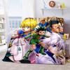 Hunter X Hunter Plush Blanket Soft Comfortable All Seasons Suitable Sofa Office Nap Travel Festive Gift Perfect Fans Anime Series
