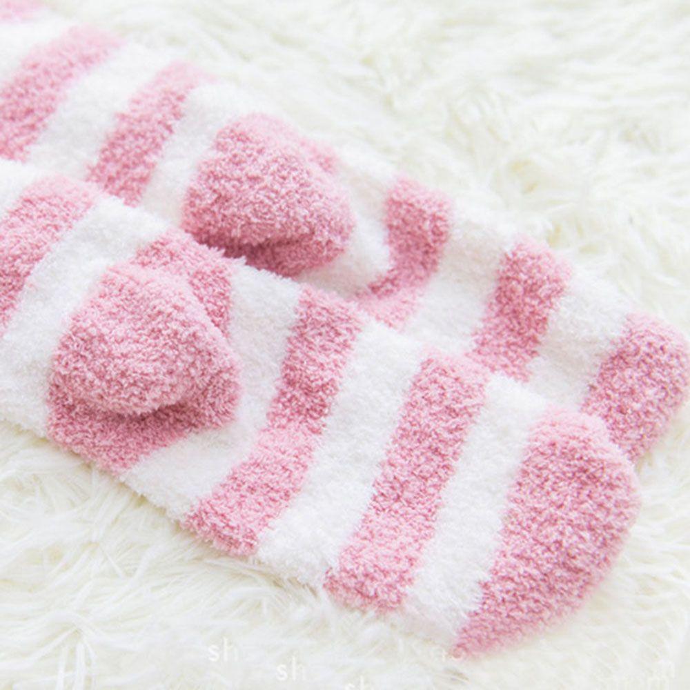Girl Compression Kawaii Sock Japanese Animal Knee Long Thigh High Striped Warm Socks Winter