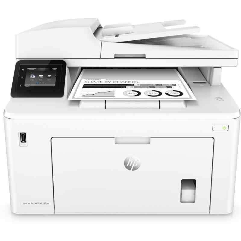 HP Беспроводной монохромный лазерный МФУ M227fdw, штекер CN (адаптер в комплекте)