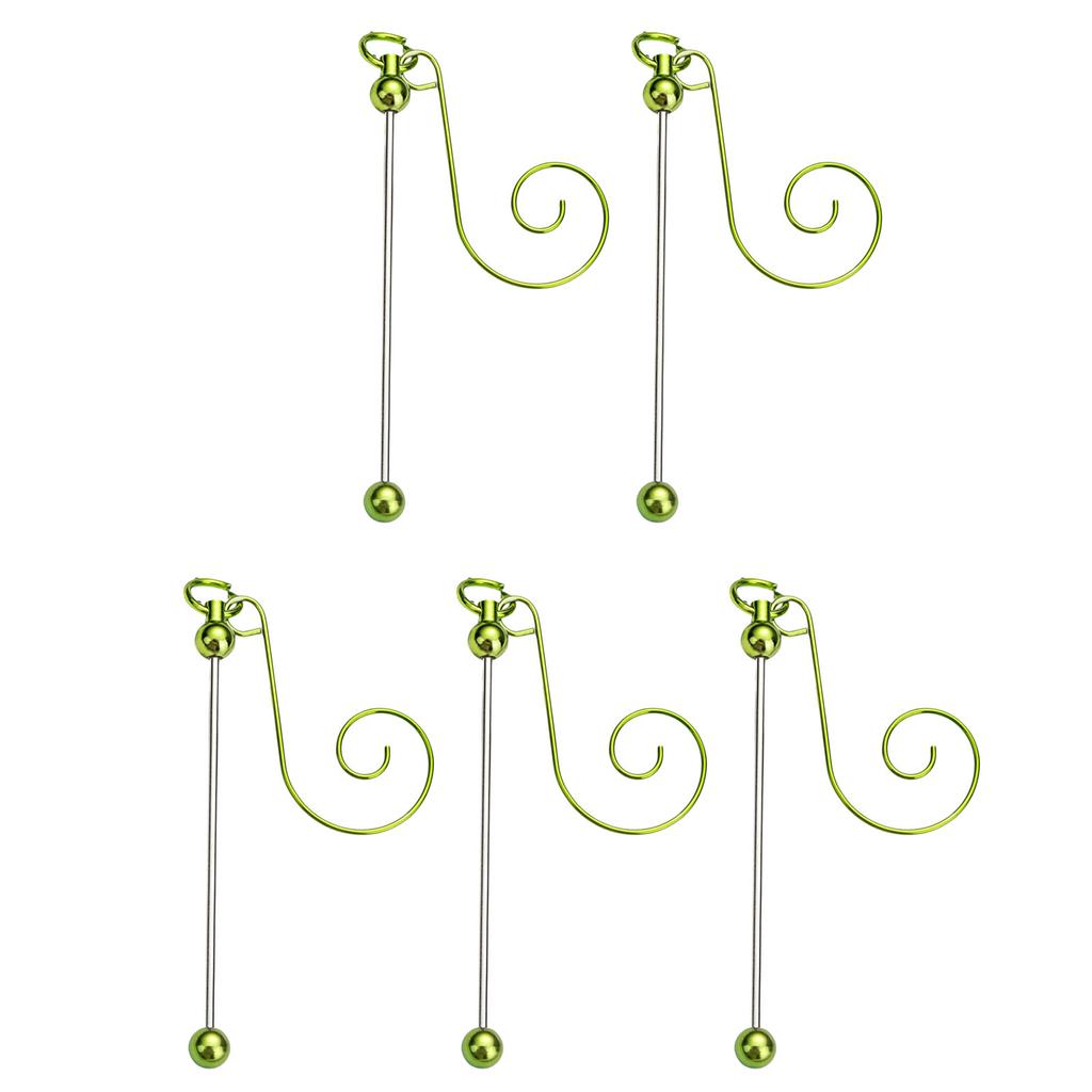 5 штук Разноцветные металлические подвесные крючки для рождественских украшений и проектов рукоделия, крючки для бисера, ювелирная фурнитура