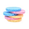 4pcs Natural Wood Fiber Facial Cleansing Sponges Face Mask Removal Sponge