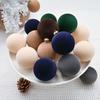 ABS Colorful Plastic Christmas Decoration Balls Set Of 12 Adopting Classic Minimalist Christmas Tree Coffee Series