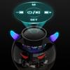 Портативный милый маленький дьявол AI умный Bluetooth-динамик 3D стерео сабвуфер мини светодиодные цифровые часы будильник водонепроницаемая музыкальная шкатулка HIFI