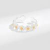 Rings For Women Daisy Flower Trendy Korean Style Sweet Cute Finger Ring Open Adjustable Rings Jewelry Gift