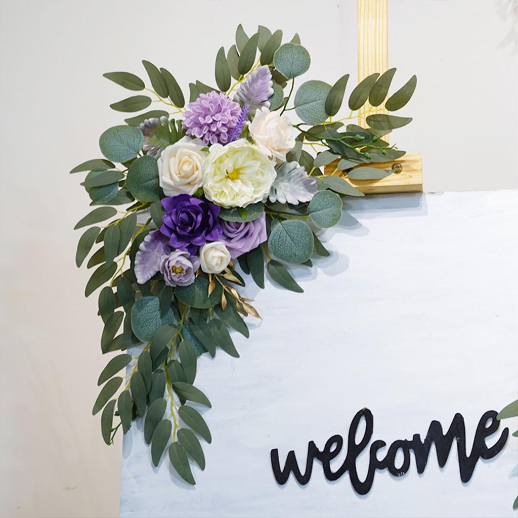 Artificial Wedding Arch Flowers Kit Artificial Flowers for DIY Party Ceremony Reception Backdrop Floral Decoration