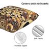 Gustav Klimt The Kiss Abstract Freyas Art 2 Pcs Square Pillowcase Pillow Cover Cushion Throw Pillow For Home Living Room
