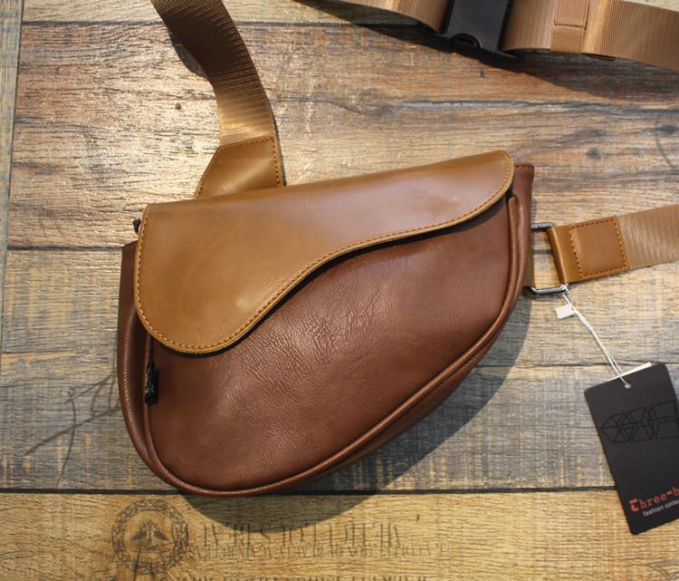TS JYL laptop bag,Vintage Mini Chest Bag Unisex Saddle Bag Casual Versatile Crossbody Bag