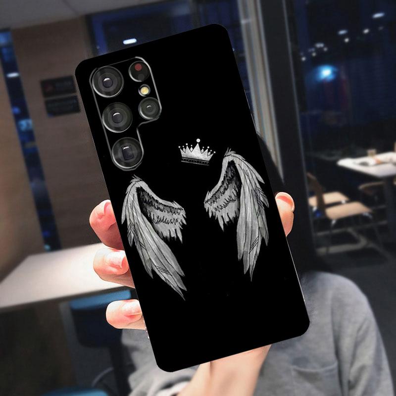 Изысканный чехол-крылья для Samsung Galaxy S23 S24 S25 Ultra S21 S22 S20 S9 S10 Plus S21 FE S24 FE