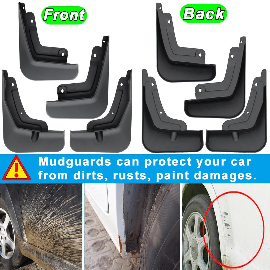 4Pcs For Chery Tiggo 8 Pro Plus 2023 Mudflaps Mud Guards Flaps Splash Guards Mudguards Fender Front Rear Wheel