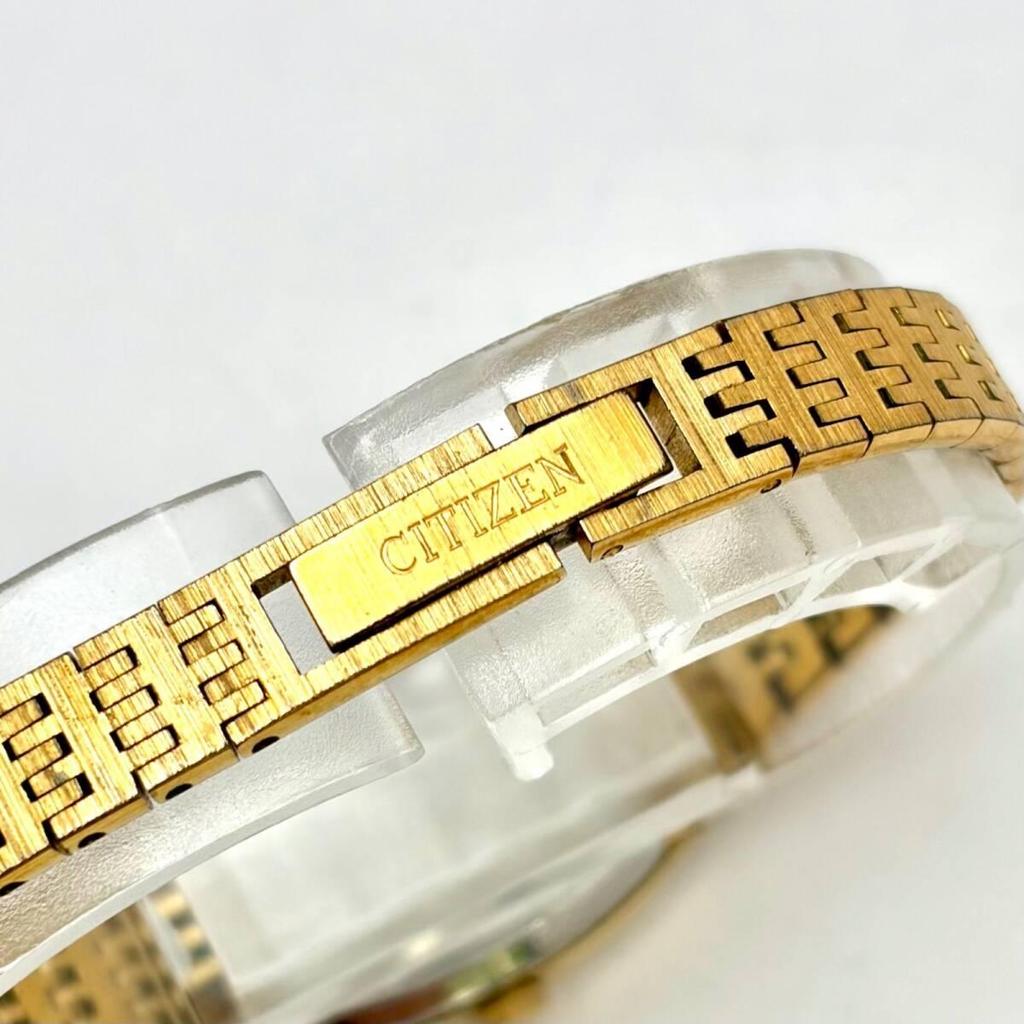 Used [New Battery] CITIZEN Ladies Watch Gold 4-153481 9032037