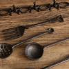 Rustic Style Iron Spoon Fork Wall Decor Vintage Cast Iron Kitchen Wall Art  Farmhouse