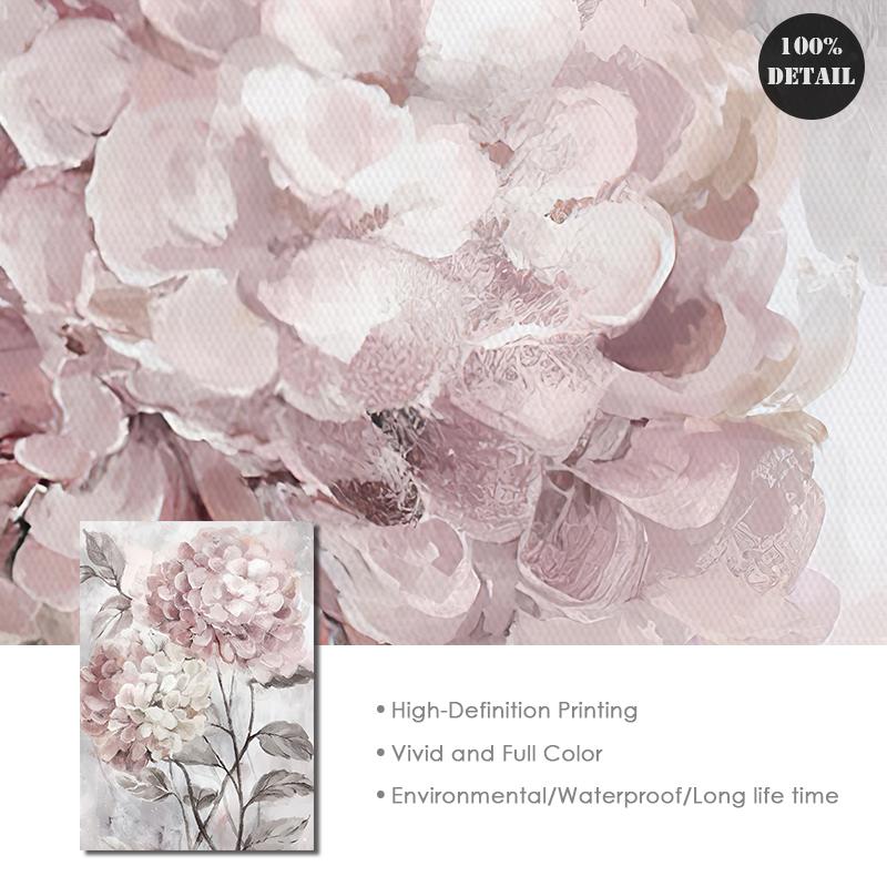 Акварельные розовые цветы плакат настенная живопись на холсте современный домашний декор скандинавский принт настенные панно для украшения гостиной