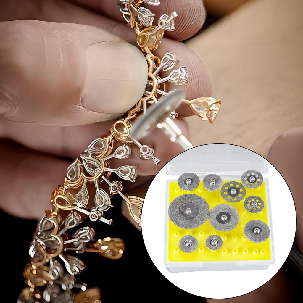 Двухсторонний алмазный шлифовальный диск для стекла, керамический отрезной диск для плитки, полировальный инструмент, набор алмазных отрезных кругов для дрели