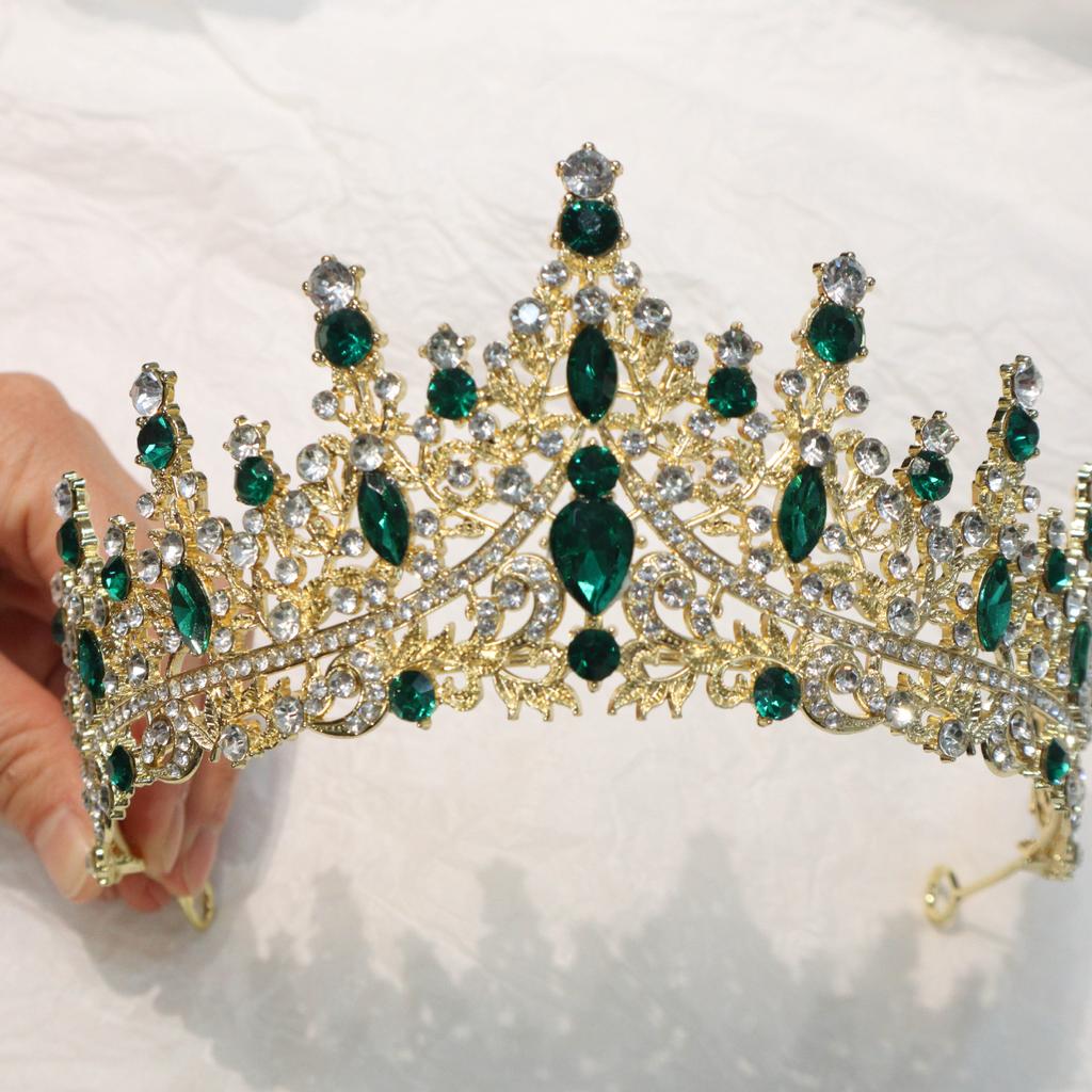 Супер Сказочный Головной Убор Корона для Невест Высококлассная Корона Головной Убор для Вечеринки в честь Дня Рождения Выступление Фотография Свадебное Платье