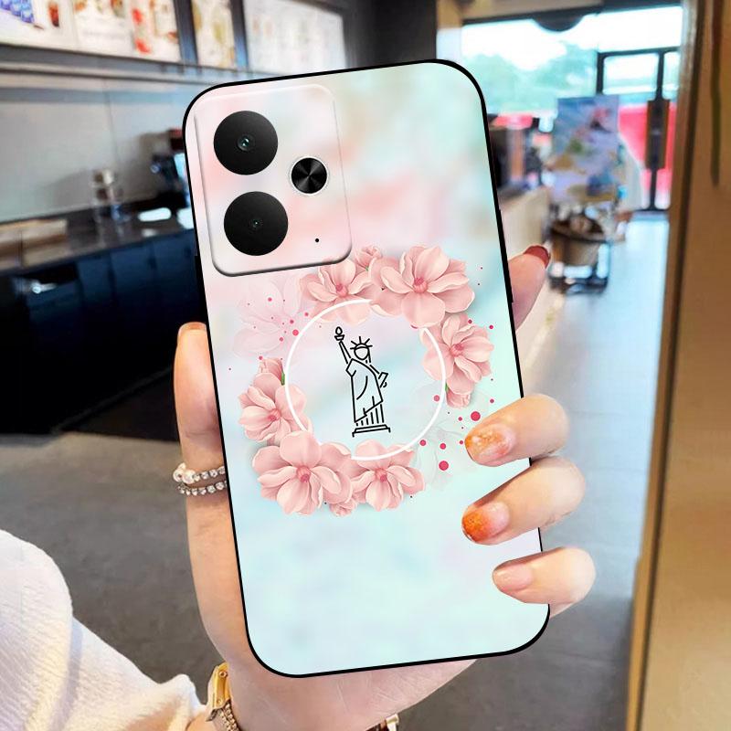 For Realme 14T 5G Case For Realme14T Phone Case Cover RMX5078 Shockproof Silicone Soft TPU Bumper 14 T Protective Matte Shell