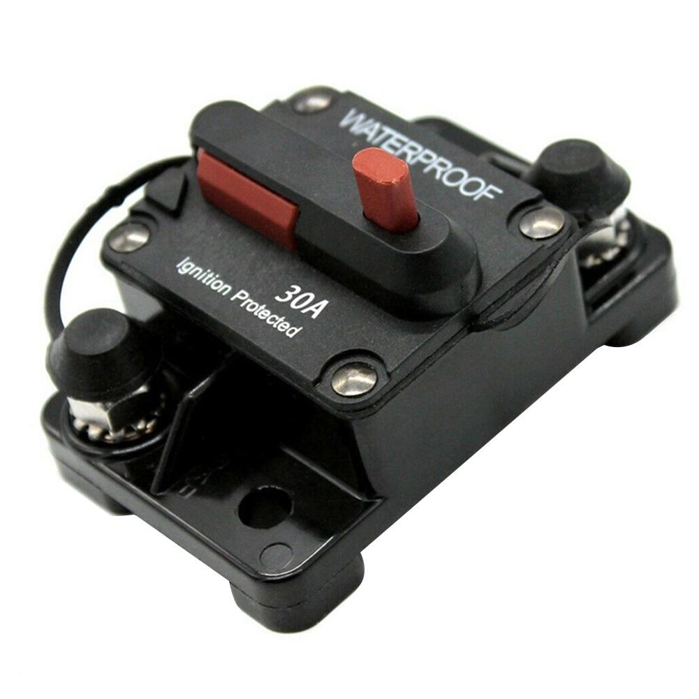 Бренд 30A 40A 50A 60A 70A 80A 100A 120A 150A 200A 250A 300A AMP Автоматический выключатель Предохранитель Сброс 12-48 В постоянного тока Автомобиль Лодка Авто Водонепроницаемый