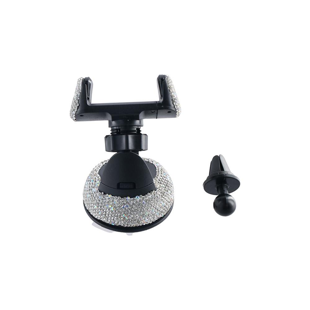 Support Bling Crystal Crystal Phone Holder Car Phone Holder Crystal Rhinestones Dashboard Mounts