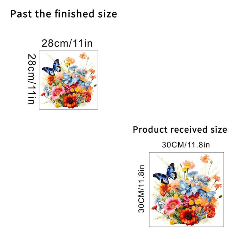 Butterflies Surround Flowers Toilet Sticker Home Decoration Toilet Lid Wc Universal Waterproof Decals Bathroom Accessories