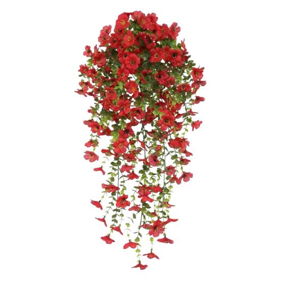 1/4 шт. Подвесной искусственный цветок фиалки, Устойчивый к УФ-лучам, Искусственный шелковый цветок