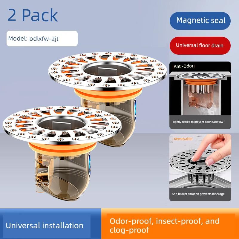 Floor Drain Deodorizer Filter Net Cover Universal for Bathroom Sewer Anti-Odor Device Bathroom Insect Prevention
