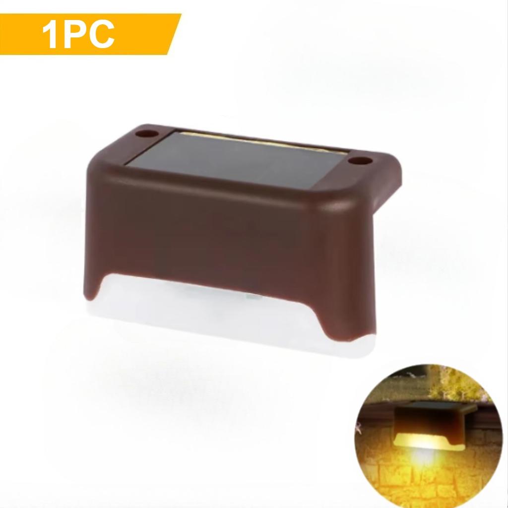 4 шт. в упаковке, солнечные палубные светильники, уличные водонепроницаемые светодиодные светильники для ограждения, садовые ступенчатые светильники для патио, лестницы, перил, дорожки, солнечная лампа