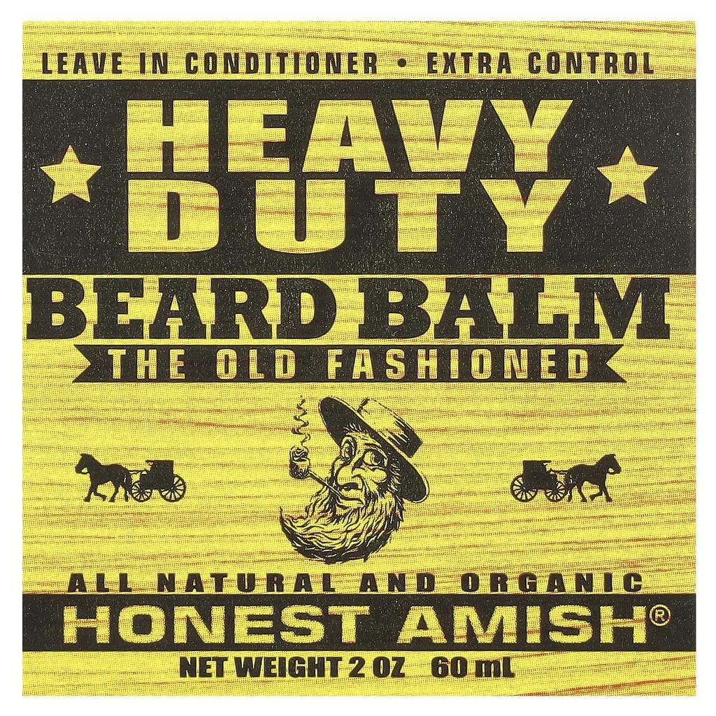 Honest Amish Бальзам для бороды Strong, 2 унции (60 мл)