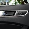 Car Styling Carbon Fiber Interior Door Handle Bowl Decoration Covers Stickers Trim For VW Volkswagen Passat B7 Auto Accessories