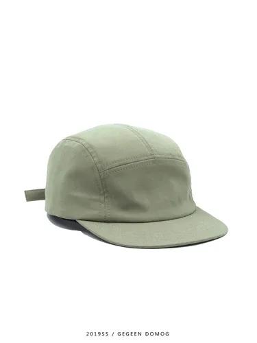 Custom Logo Print 5 Panels Cap Short Brim Baseball Hat Women Flat Bill Camping Gorras Solid Color Men Low Crown Classic Gorros