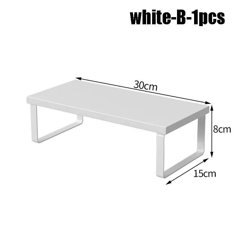 Простая стойка для хранения Подставка для ноутбука Подставка для экрана настольного компьютера Настольная подставка-органайзер для хранения и хранения Приподнятая