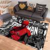 3D-Printed Cartoon Spider-Man Rug — Ideal for Home Decor (Bedroom, Living Room, etc.); Fluffy Square Carpet, Soft Area Rug, and