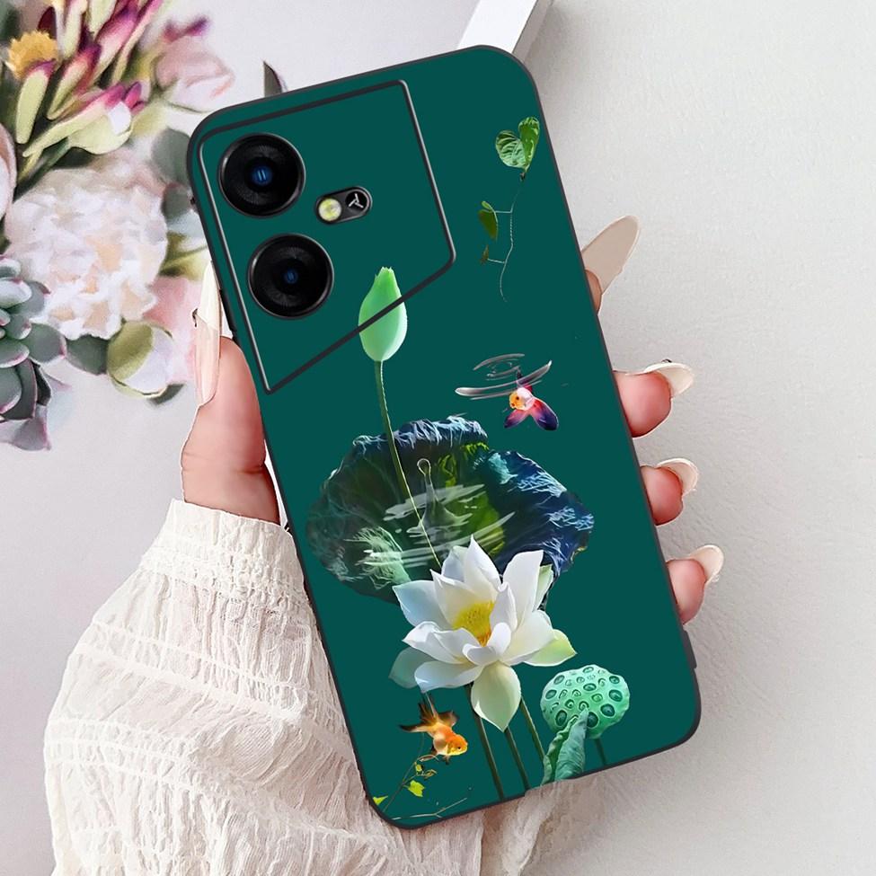 6,82'' Для Tecno Pova Neo3 LH6n Задняя крышка Для Tecno Pova Neo 3 Чехол Силиконовый Роскошный Модный Милый Мультяшный Кот Ударопрочный Funda