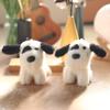 Cute Cute Spotted Puppy Pendant Plush Toy Doll Cartoon Bag Hanging Ornament Keychain Doll Doll