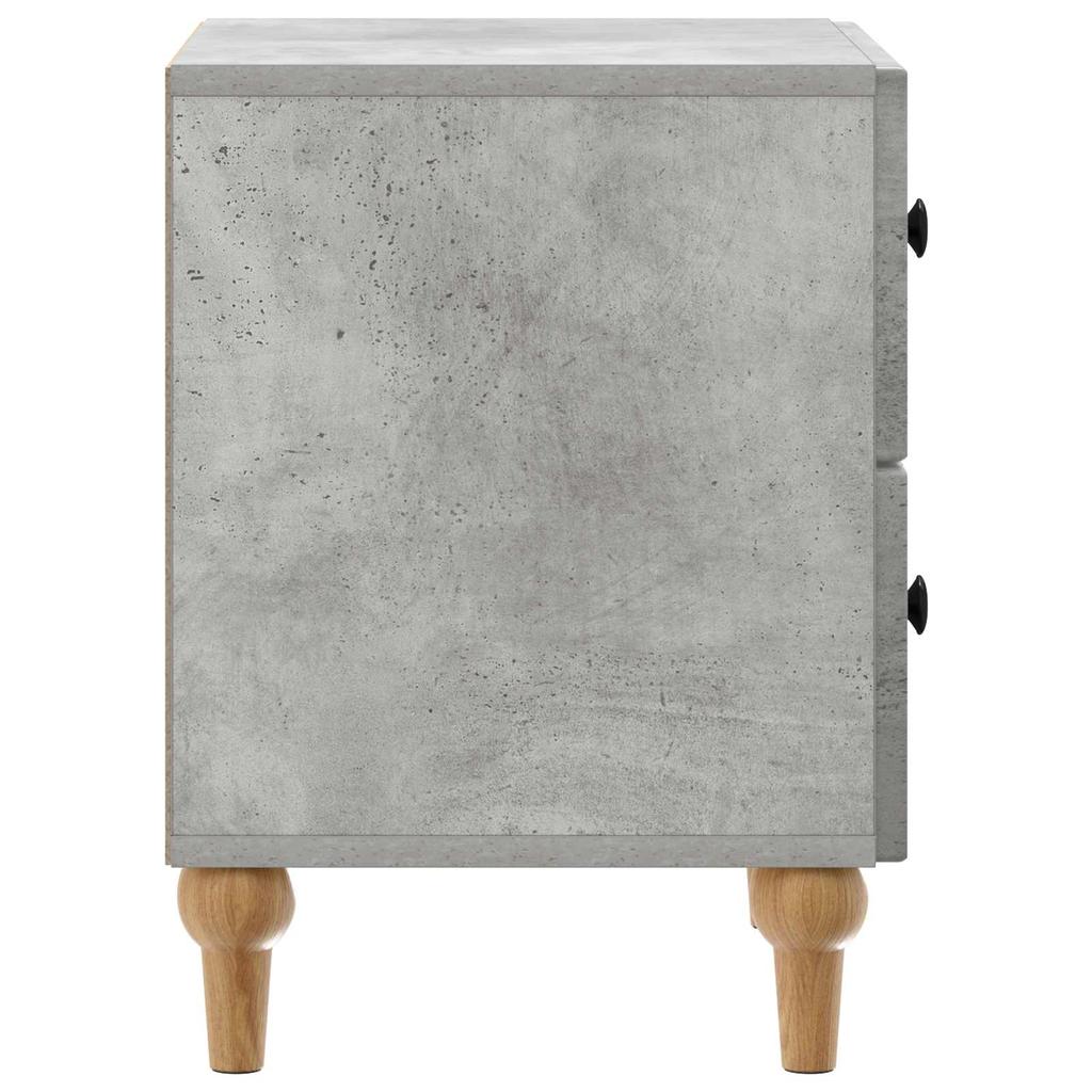 Nightstand 2 pcs Concrete Grey 43 x 34.5 x 48 cm Particleboard