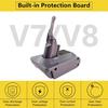 Адаптер аккумулятора EID для пылесоса Dyson V7 и V8 для аккумулятора Dewalt 18V 20V, Преобразование в V7 V8 Animal, Motorhead Pro, Trigger, Car+Boat