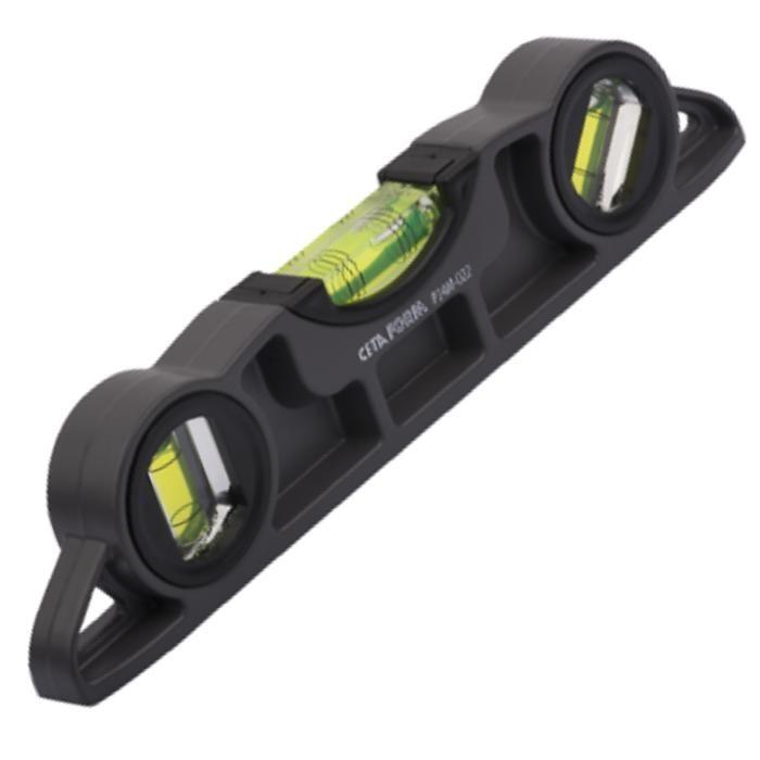 Professional Magnetic Spirit Level, Trapezoid, 22cm Long, Cast Iron