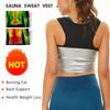 Тренажер для талии для сауны, жилет для женщин, триммер для талии, полимерный костюм для сауны, тренировочная майка, корректирующее белье для похудения, формирователь тела, рубашки для фитнеса