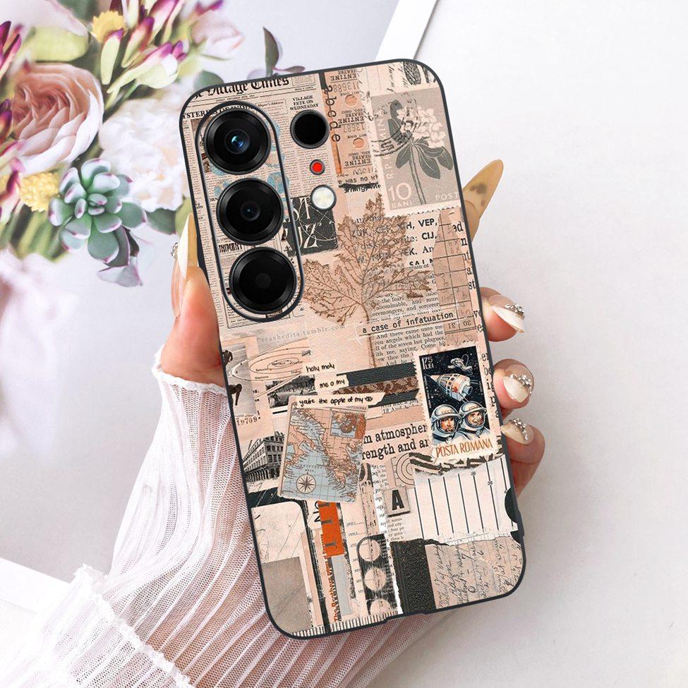 Чехол для Tecno CN5 Чехол для Tecno Camon 50 4G Модный Бабочка Милый Кот Крутой Расписной Мягкий Чехол для Телефона Для Techno Camon50 4G
