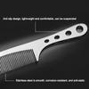Silver Hairdressing Styling Comb Stainless Steel Metal Barber Comb New Anti Static Comb  Barber