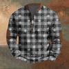Men's sweatshirt zipper top sports casual sweater