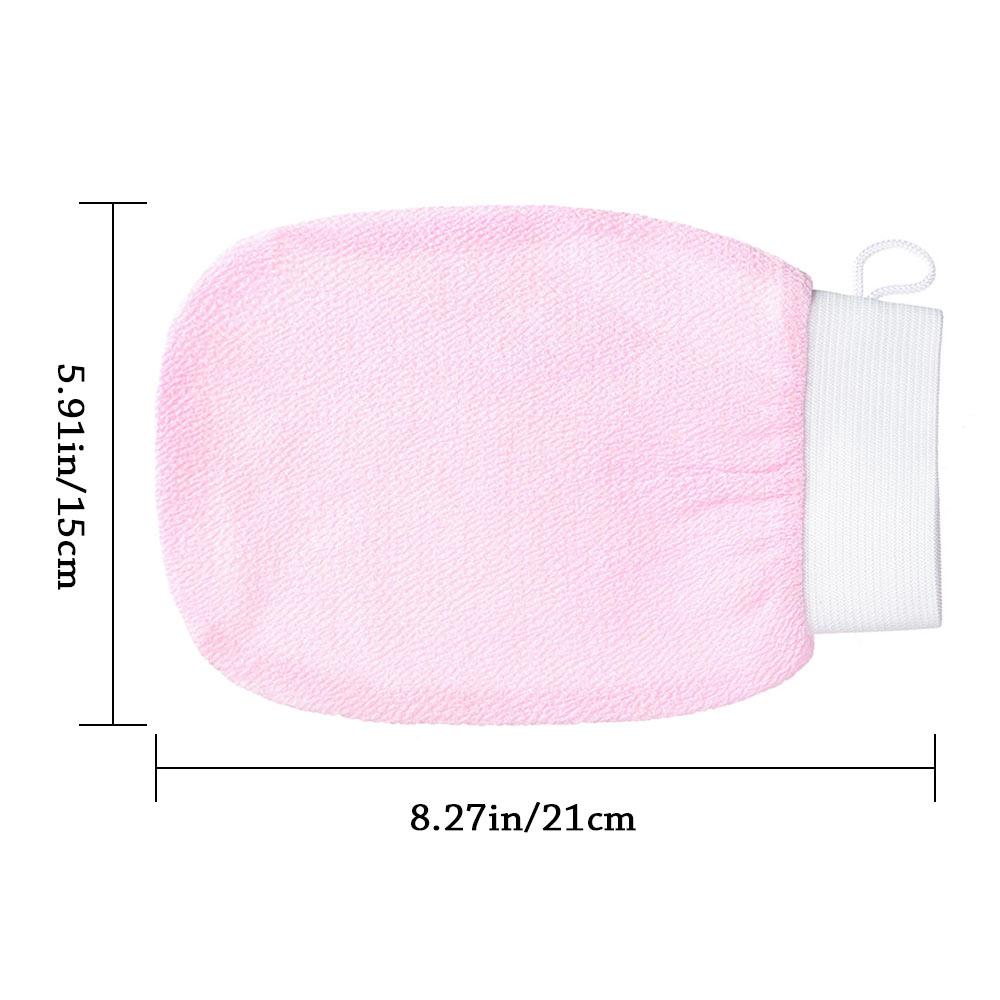 Smooth Skin Cleaner Rayon Exfoliating Towel Bath Glove Shower Scrubber Body Rub
