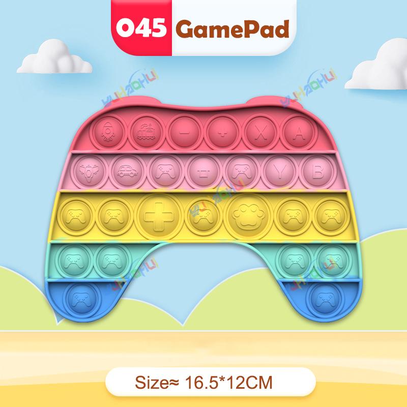 Радужный Поп Пуш Пузырь Непоседа Игрушки Антистресс для Взрослых Детей Особые Потребности Сенсорные Игрушки Интерактивные Игрушки для Детей