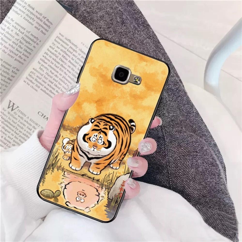 Чехол для телефона с мультяшным толстым тигром для Samsung A 10 11 12 13 20 21 22 30 31 32 40 51 52 53 70 71 72 73 91 13